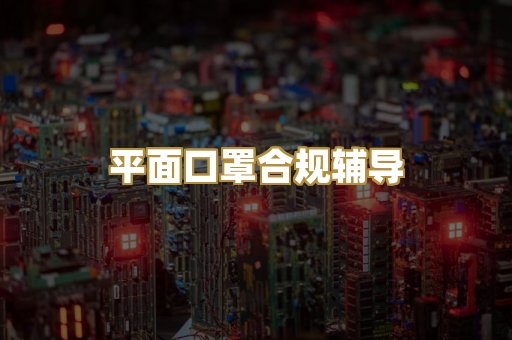 平面口罩合规辅导